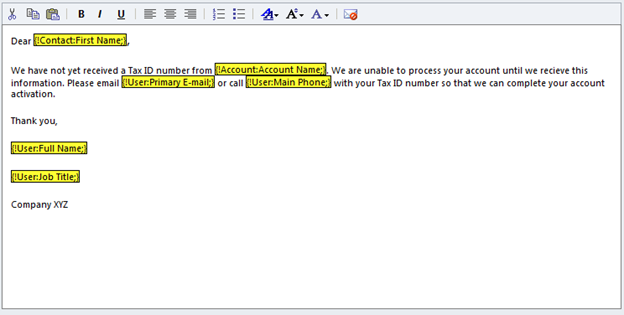 Create an Email Template in CRM 2011