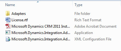 Installing the CRM 2011 instance adapter