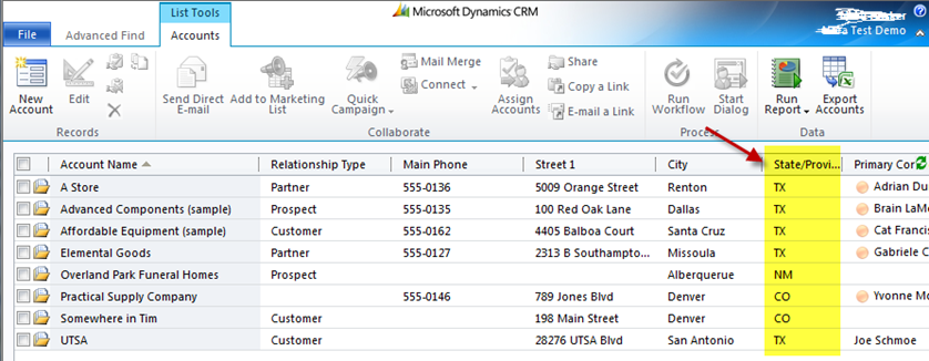 reassign account records in CRM 2011