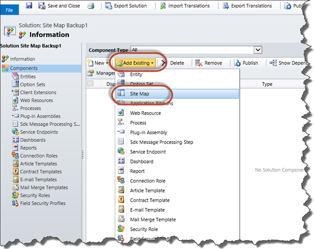 Displaying a Filtered View in the Site Map in CRM 2011