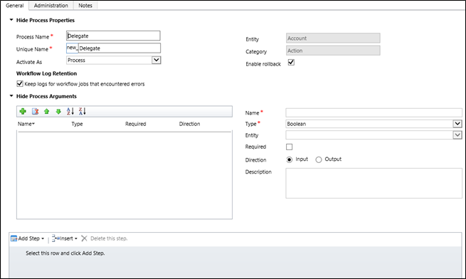 Actions in Dynamics CRM 2013
