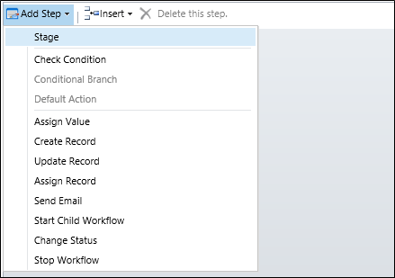 Actions in Dynamics CRM 2013