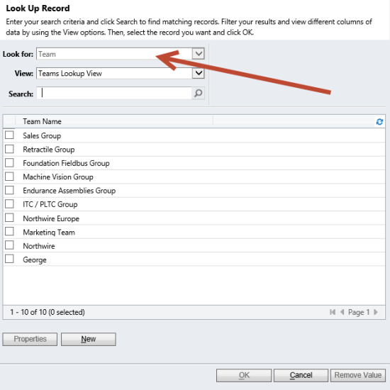 Customizing Lookups in Dynamics CRM