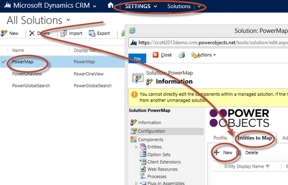 Add Bing Maps to CRM 2013 Entities Quickly and Easily