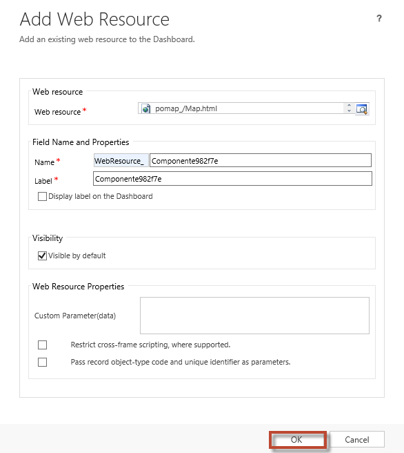 How to Place PowerMap within a Dashboard in CRM 2013