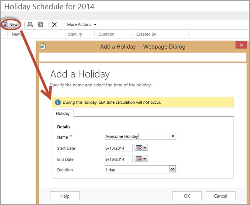 Spring '14 Wave Update: How to Create Holiday Scheduling in Dynamics CRM