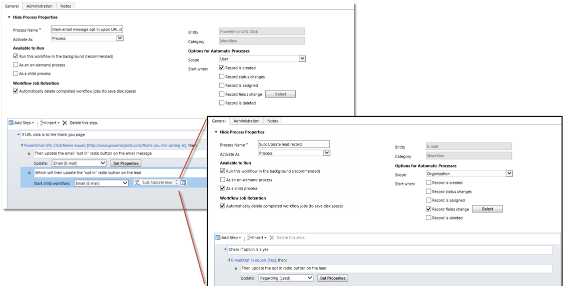 Double Opt-ins using Dynamics CRM and PowerMailChimp with a Bulk Emailing Add-on