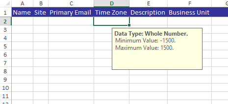 Importing Values to Time Zone Fields in Dynamics CRM