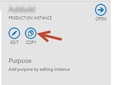 Copy of a Production Instance in Dynamics CRM