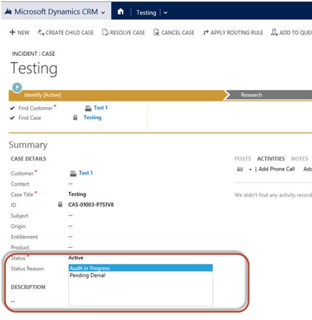 Status Reason Transitions in Dynamics CRM 2013