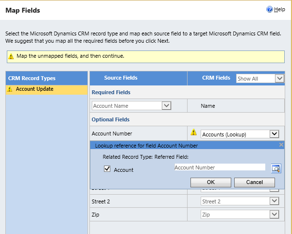 Importing and Updating Records in Dynamics CRM 2013
