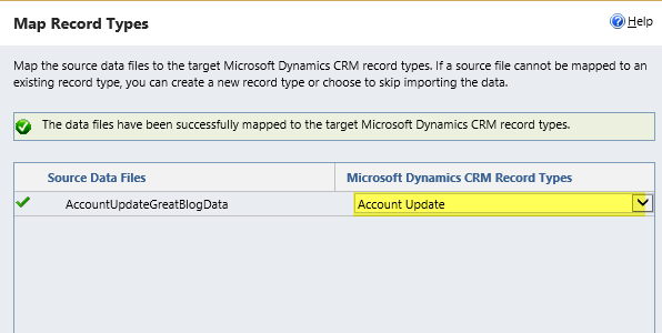 Importing and Updating Records in Dynamics CRM 2013