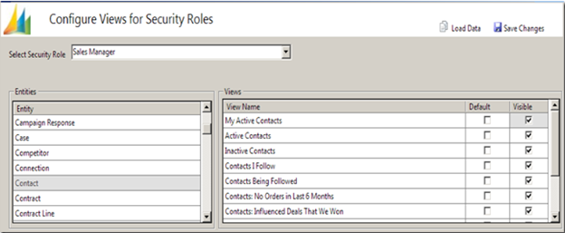 Assigning System Views Based on Security Roles in Dynamics CRM