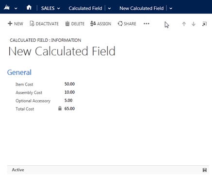 Calculated Fields in Dynamics CRM 2015