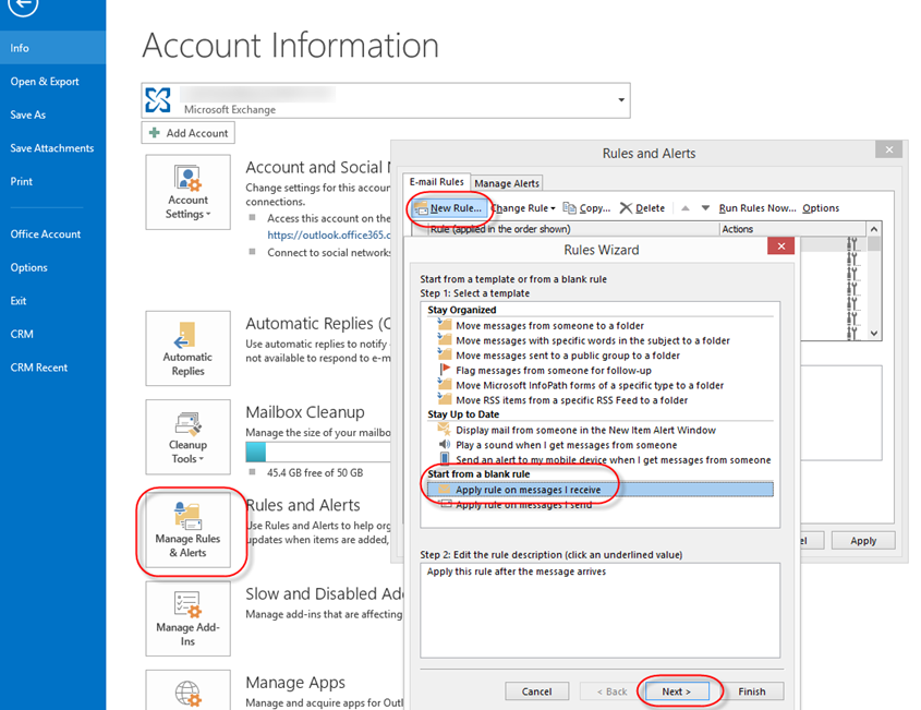 Manage Dynamics CRM with Multiple Synchronized Email Accounts