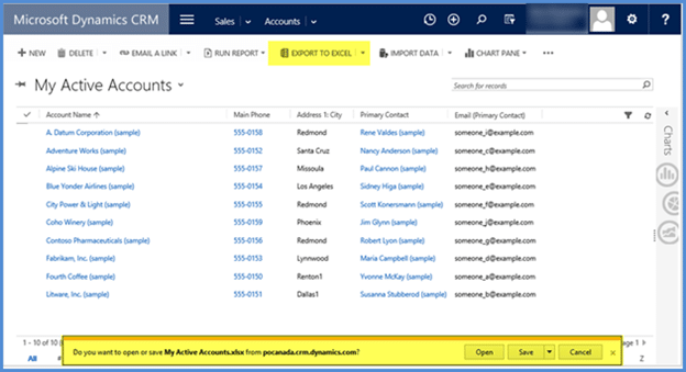 10 Data Export and Import Redesign Features in Dynamics CRM Online 2015 Update 1
