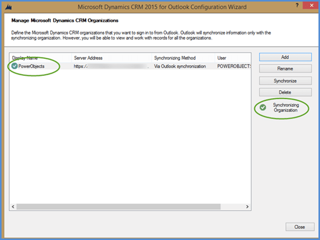 Resolving the CRM for Outlook Permissions Error
