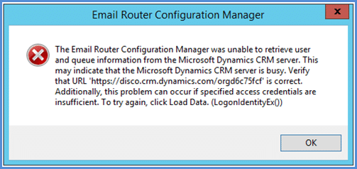 CRM 2016 Email Router 