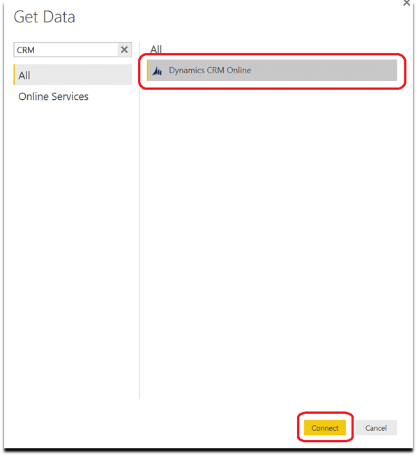 Connect to Dynamics 365 Data from PowerBI Desktop