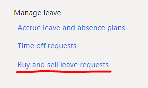 manage leave
