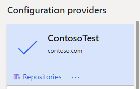 Configuration providers 
C ontosoTest 